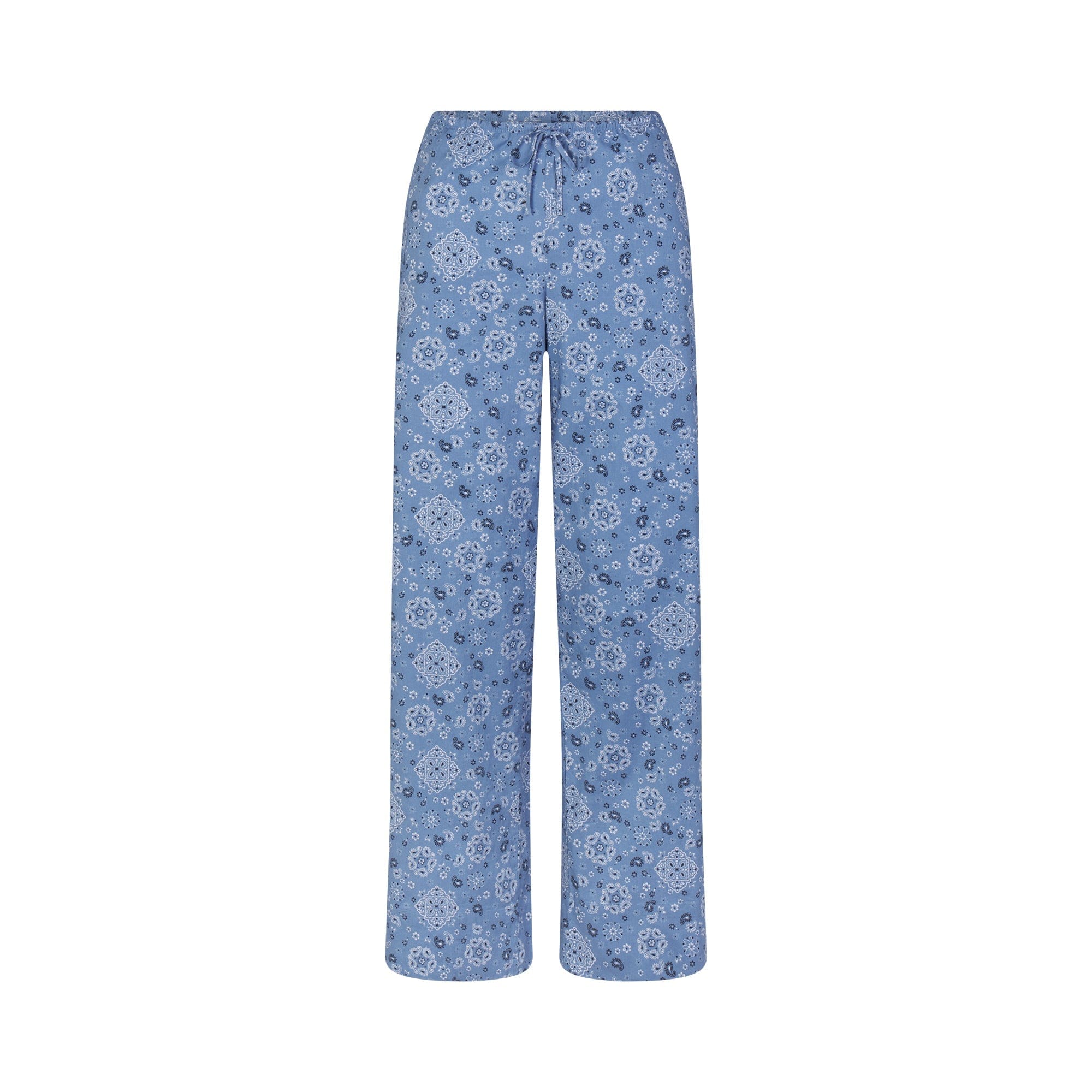 Cotton Poplin Sleep Straight Leg Pant