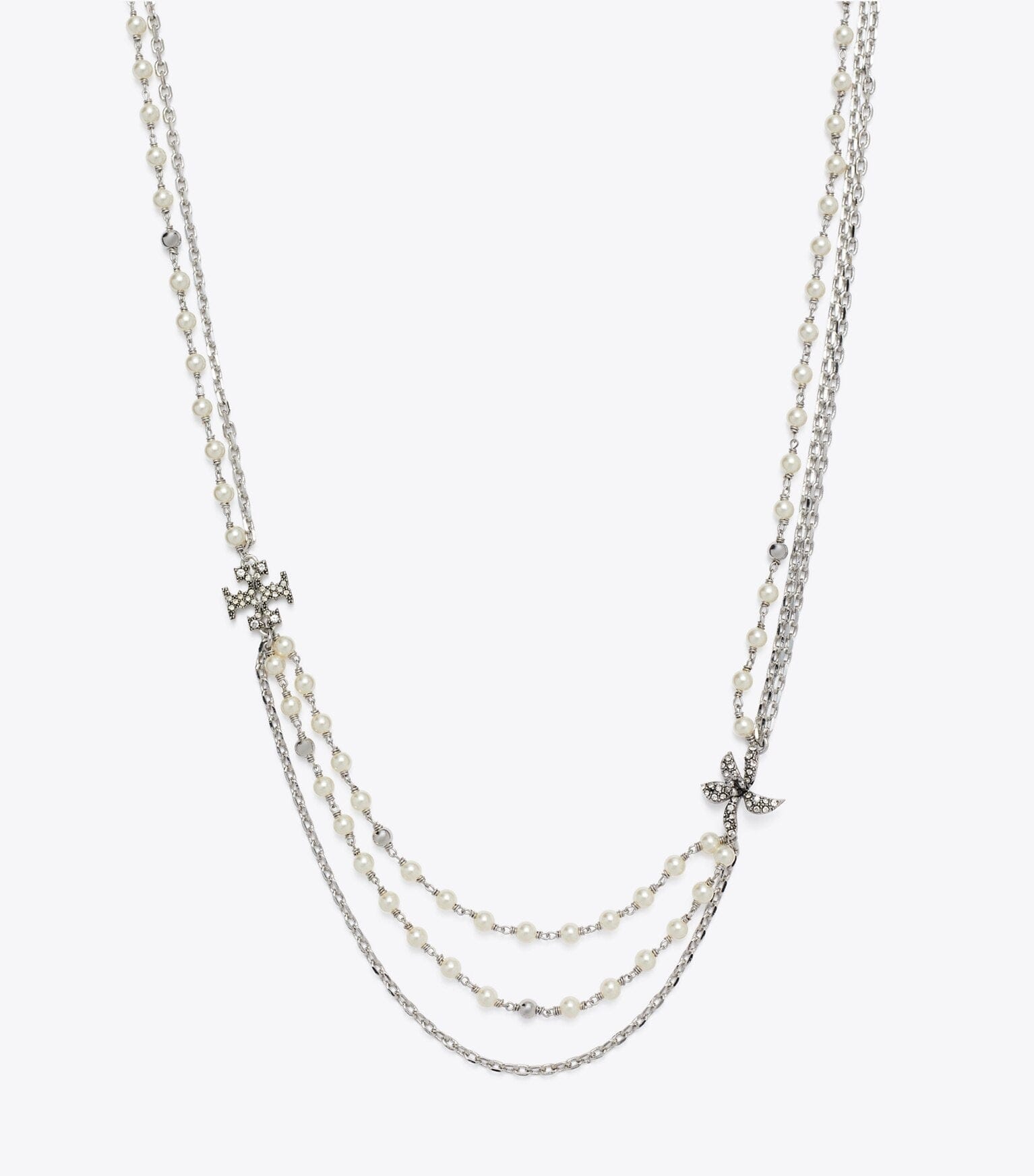 Moondance Multi Strand Pearl Necklace