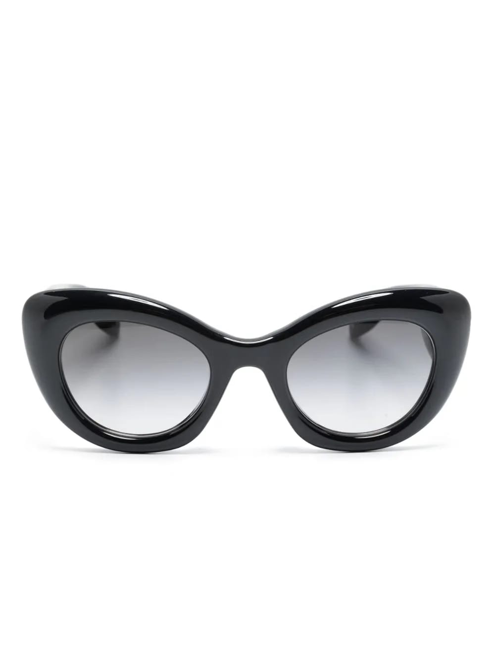engraved-logo round-frame sunglasses
