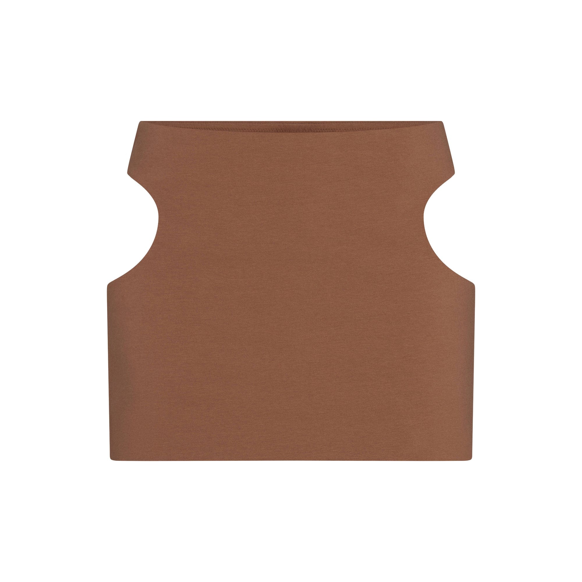 Cotton Jersey Cut Out Mini Skirt
