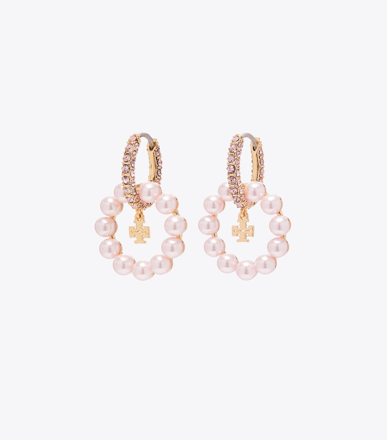 Moondance Pearl Hoop Earrings