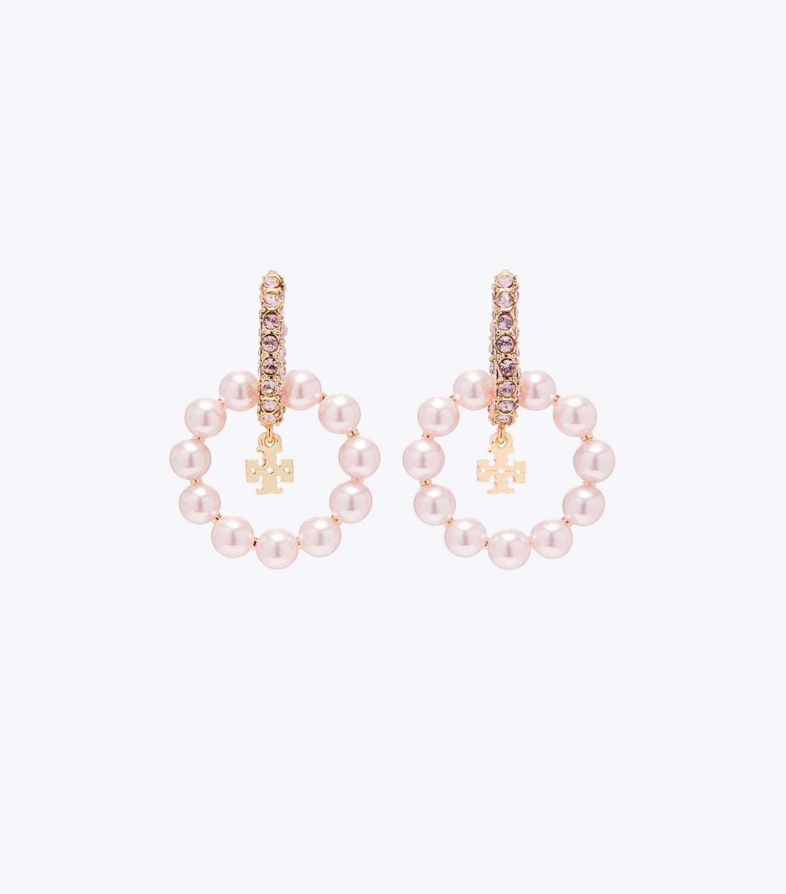 Moondance Pearl Hoop Earrings
