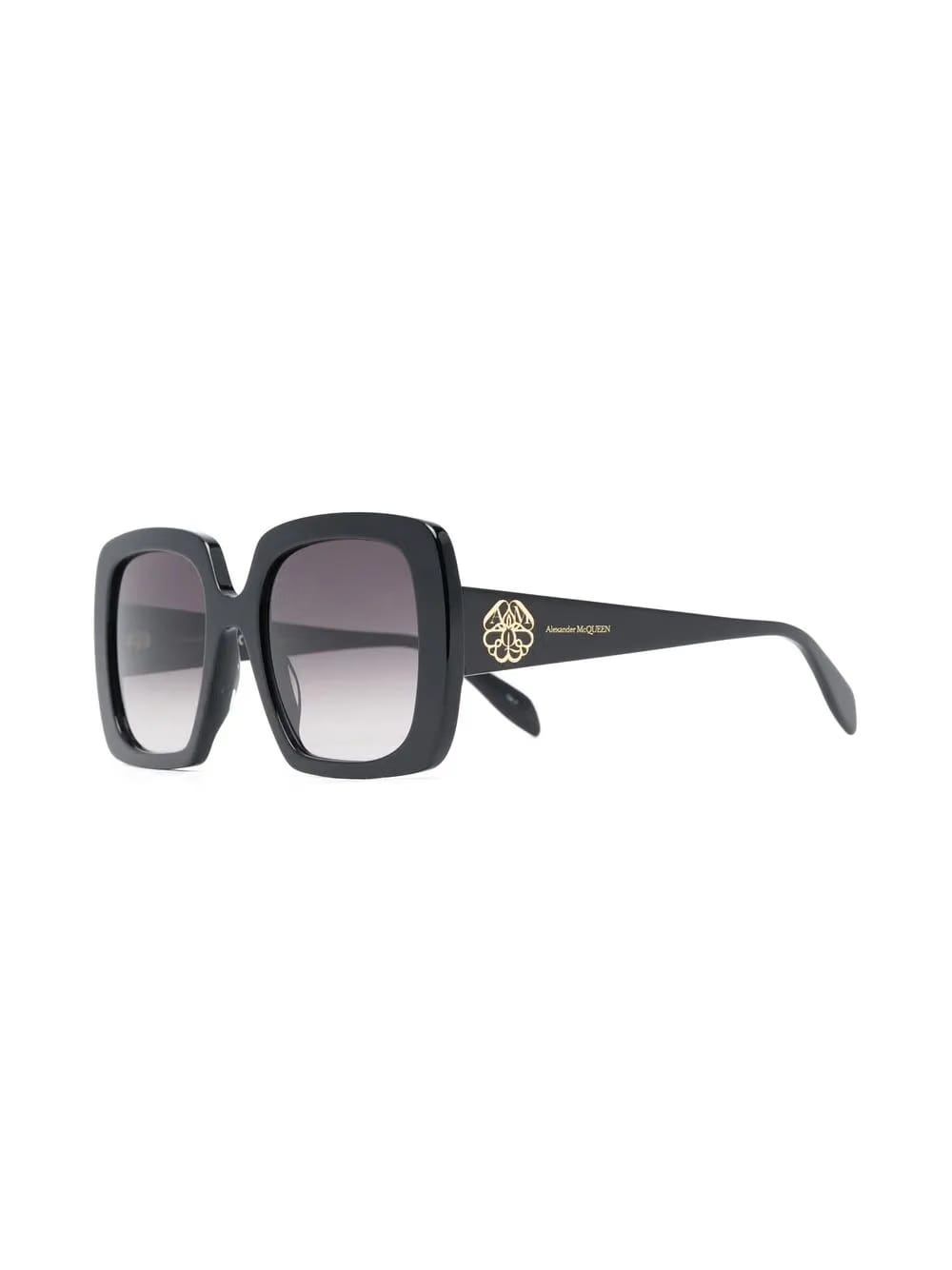 logo-print rectangle sunglasses