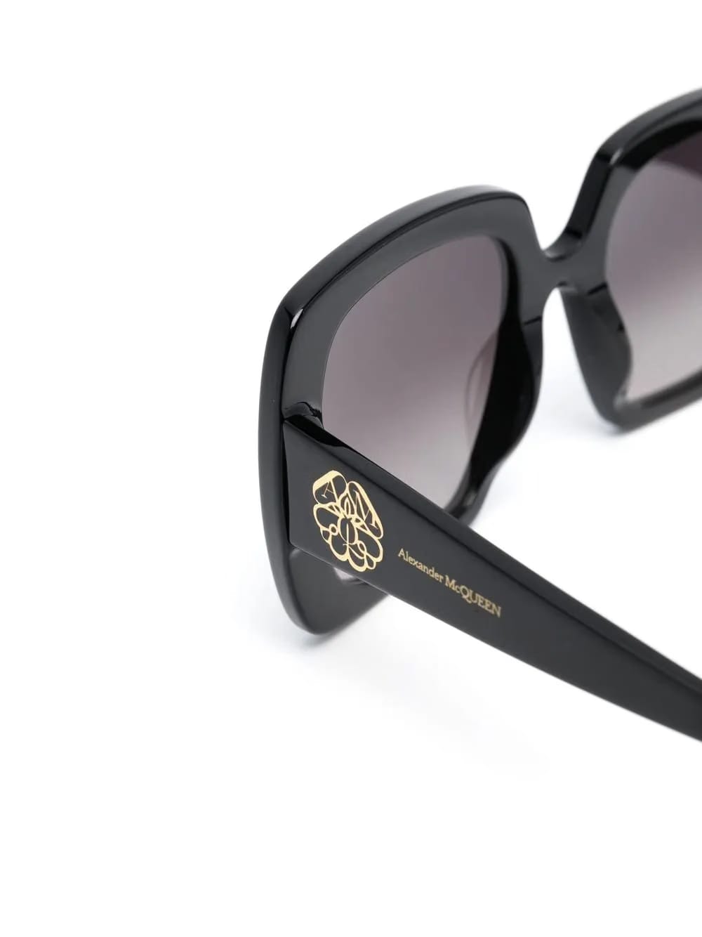 logo-print rectangle sunglasses