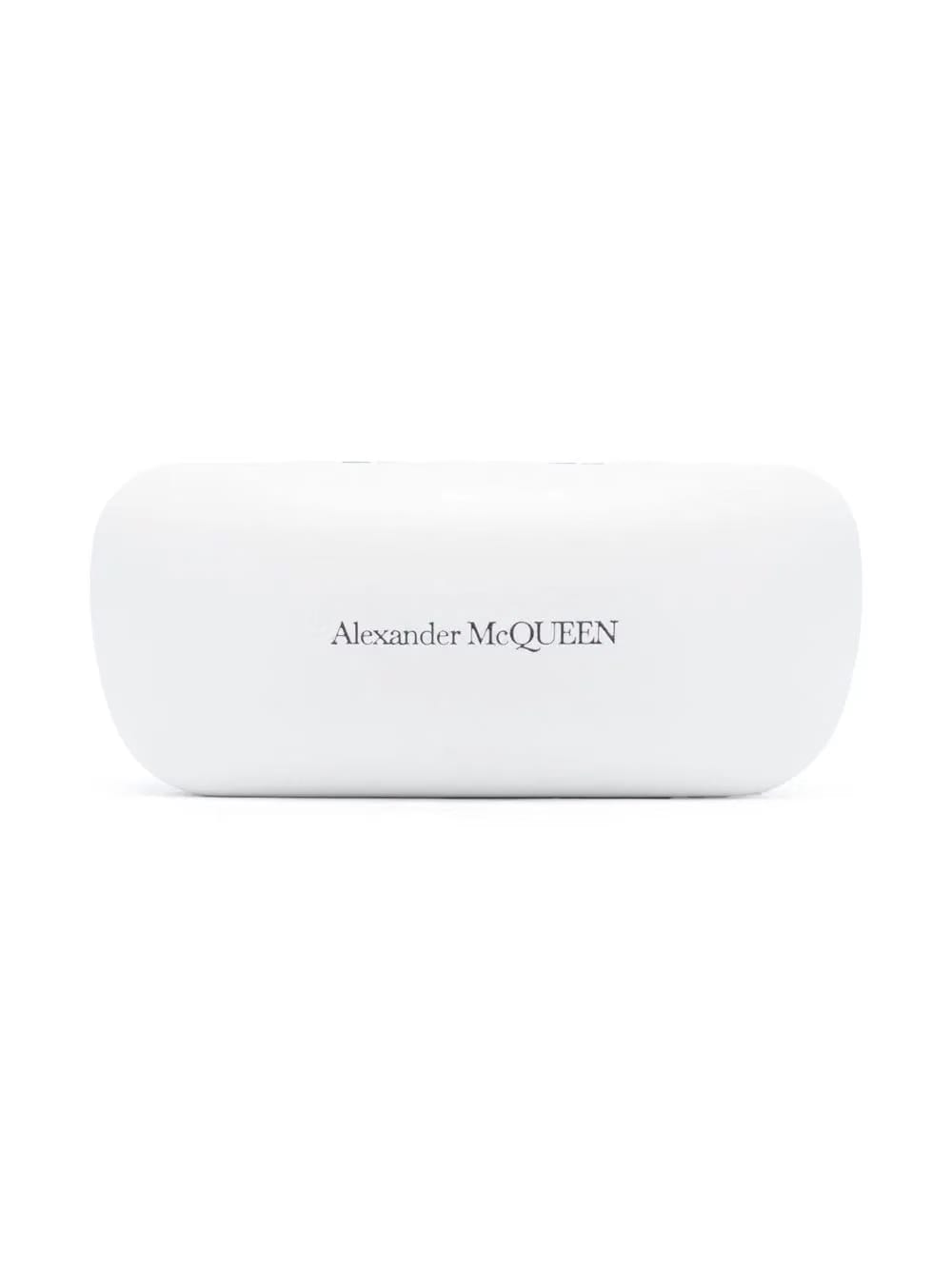logo-print rectangle sunglasses