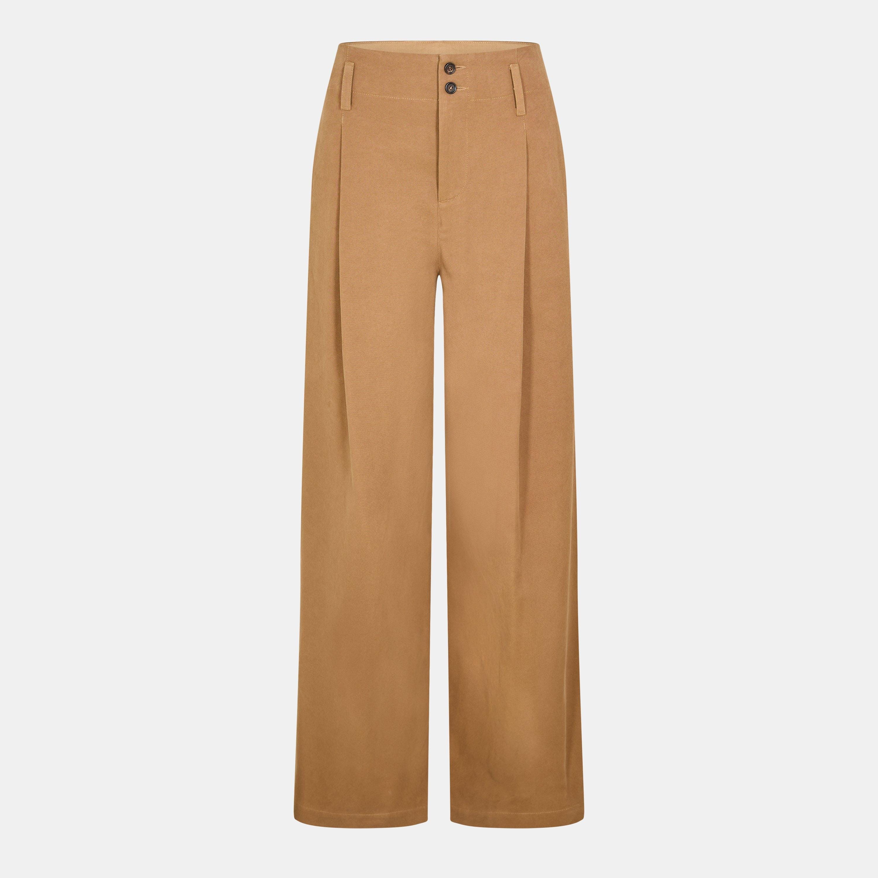 Lightweight Wide Leg Trousers