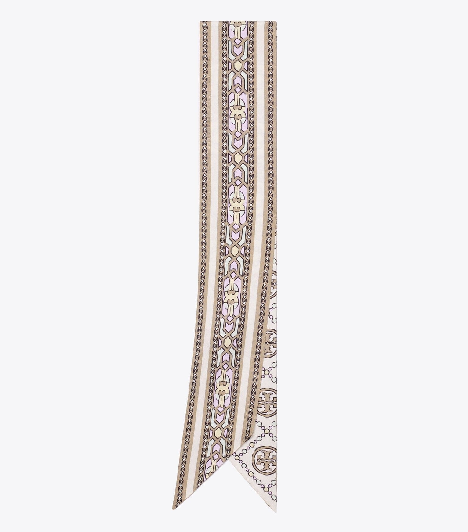 T Monogram Deco Ribbon Tie