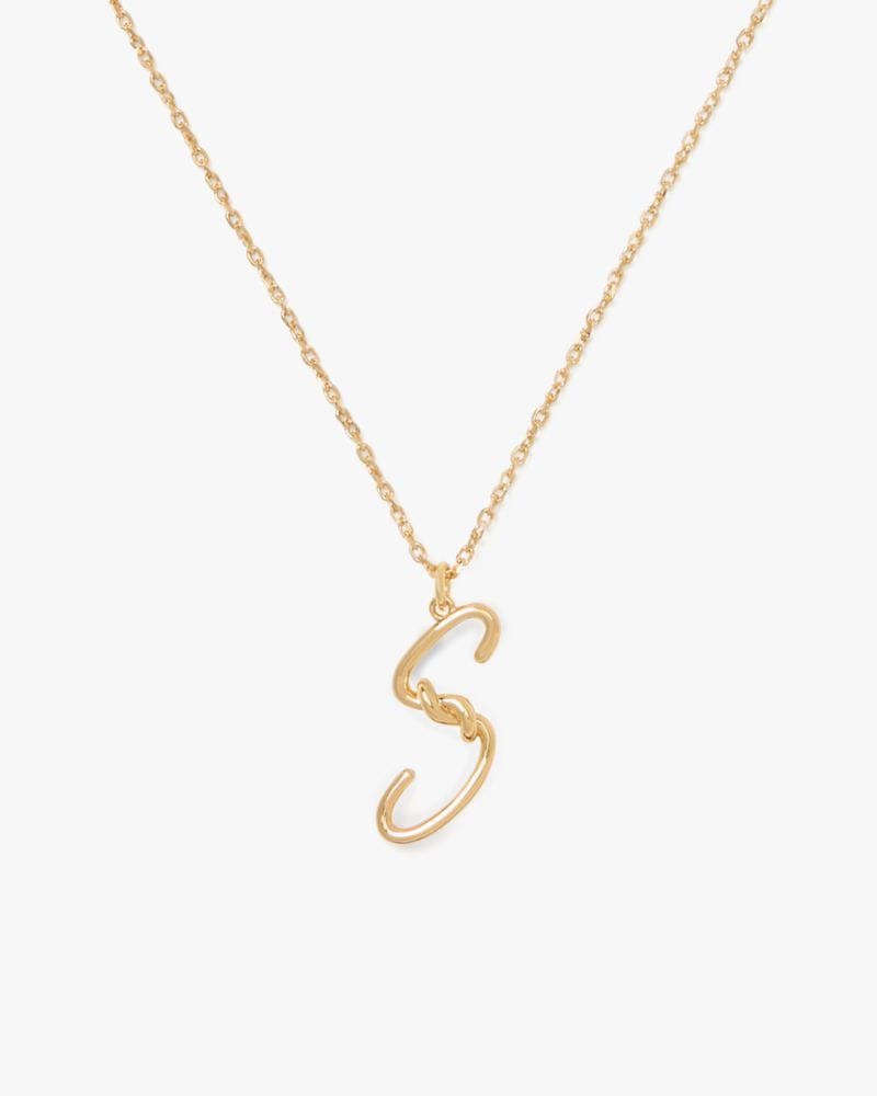 Initial Script S Pendant