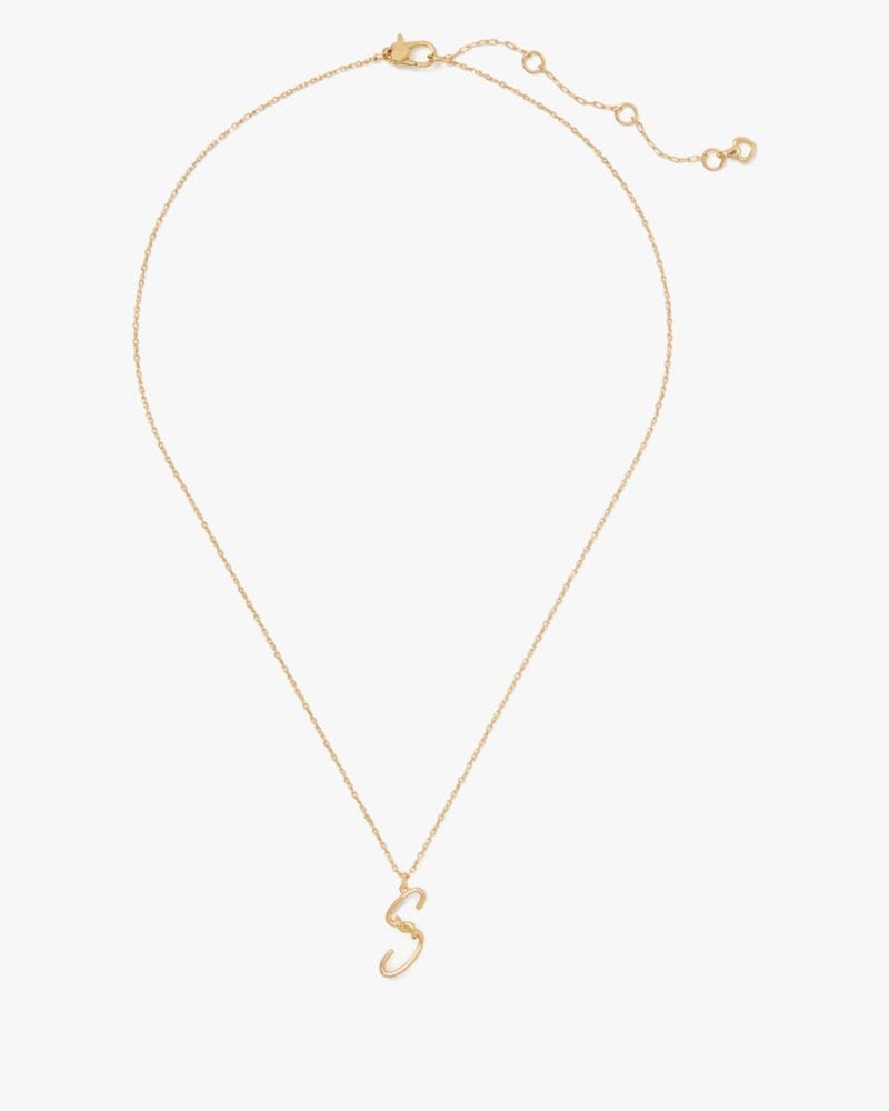 Initial Script S Pendant