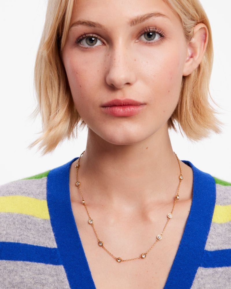 Set In Stone Station Necklace