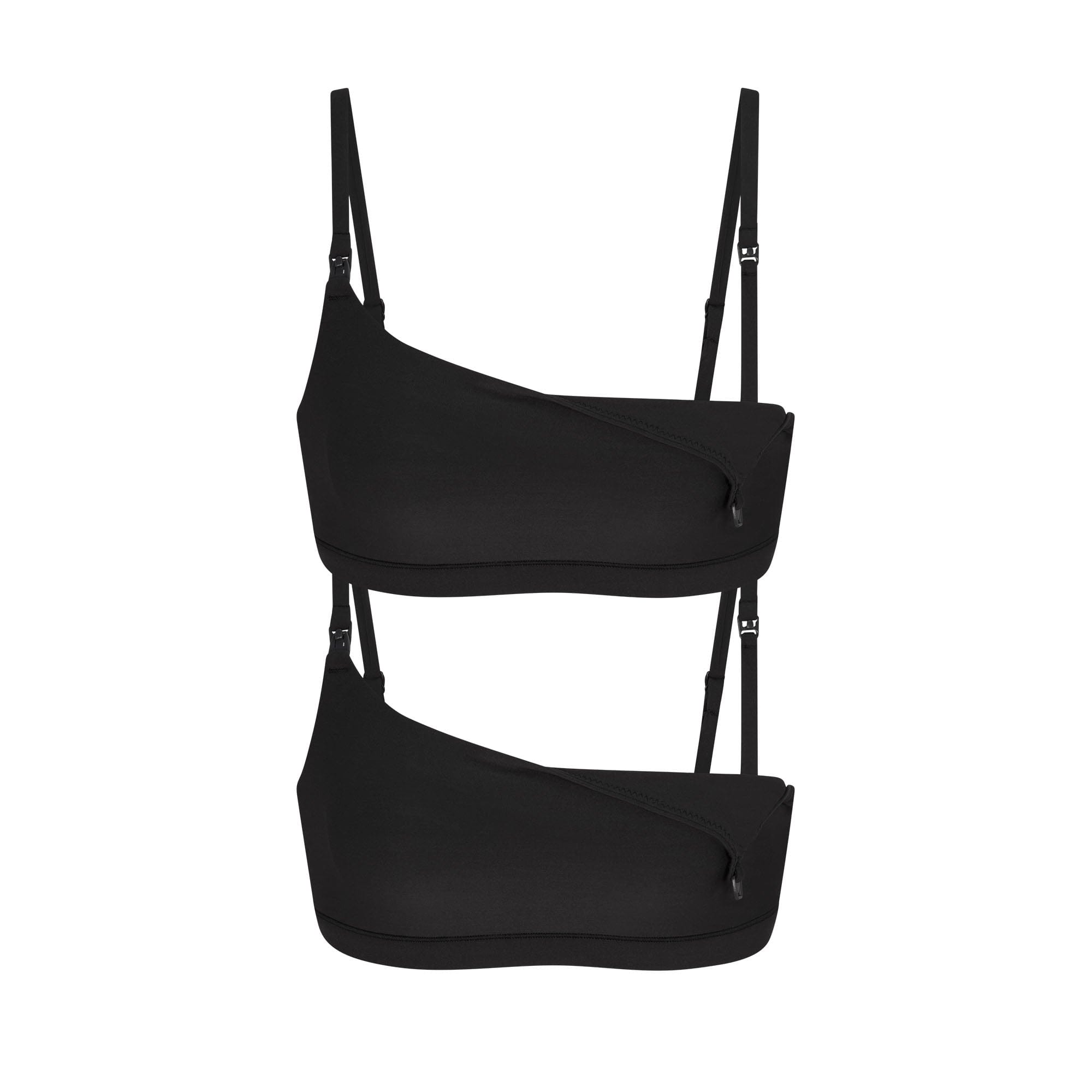 Fits Everybody Maternity Nursing Scoop Bralette 2-pack