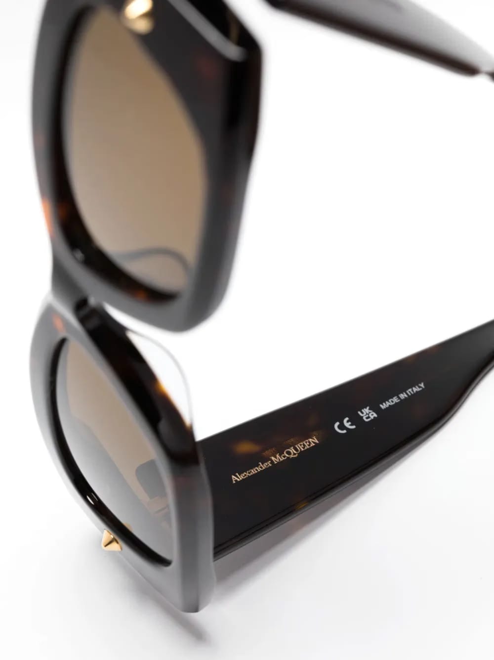 Spike Studs rectangular-frame sunglasses
