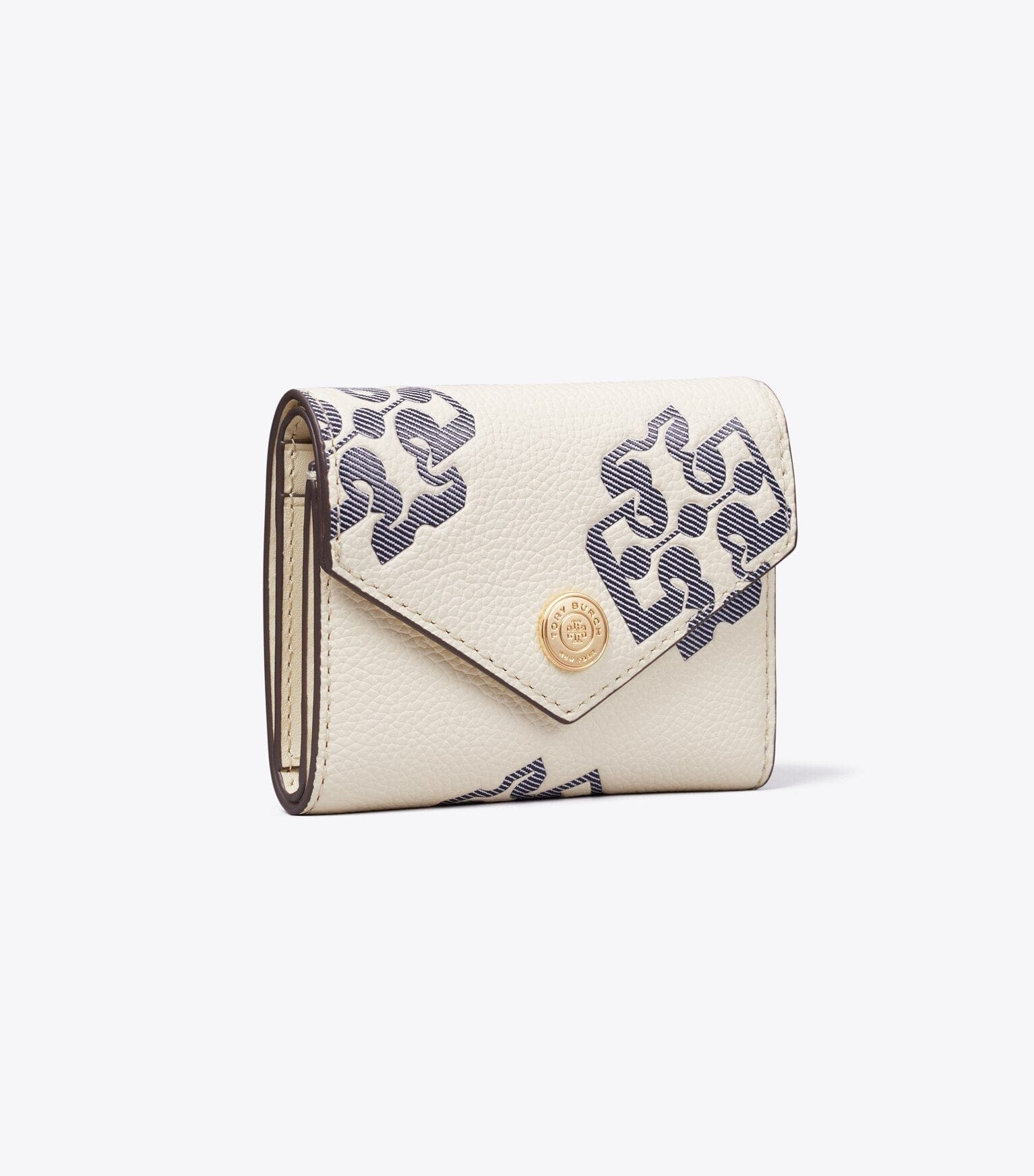 Contrast Embossed Envelope Small Wallet