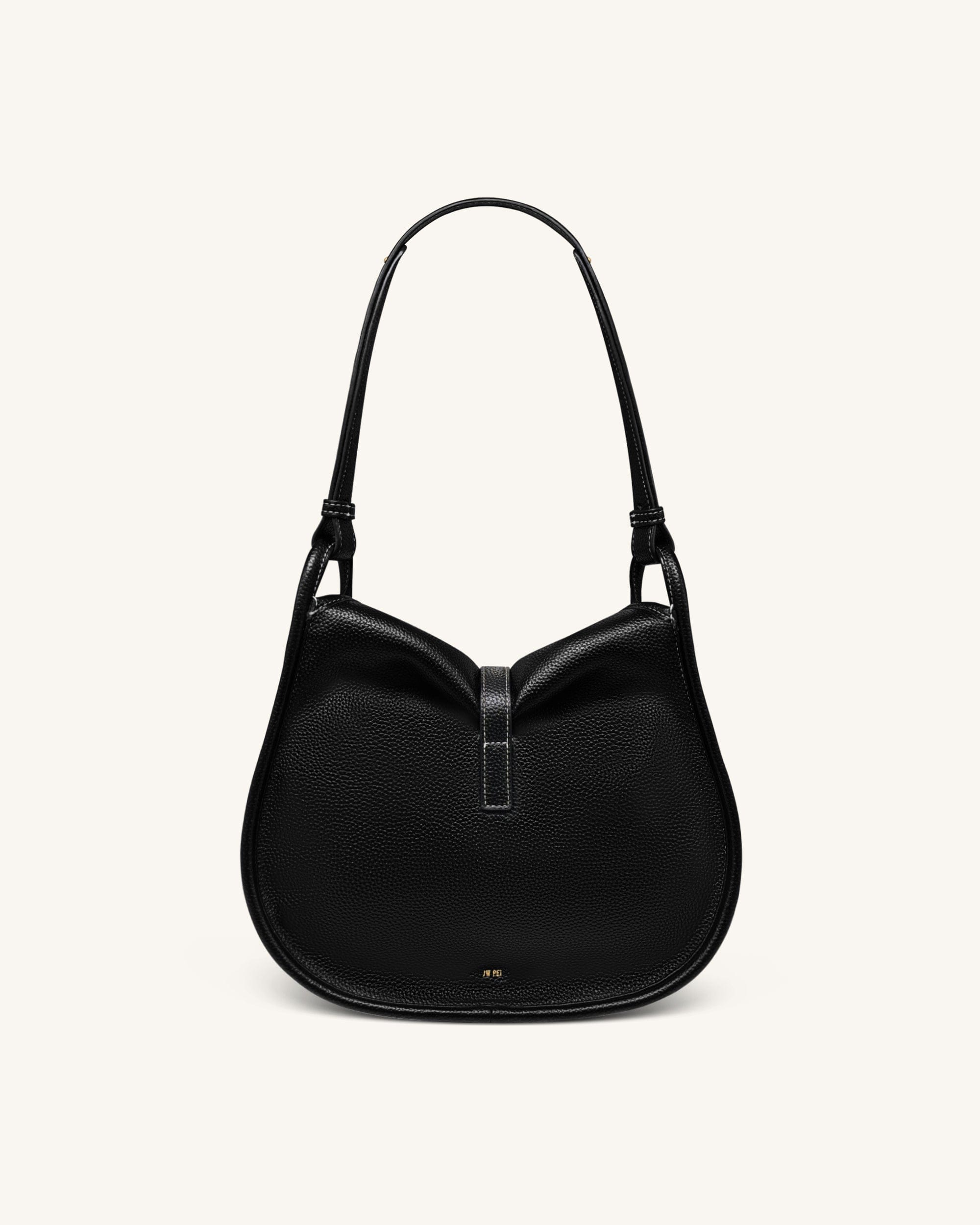 Jw Pei Arla Small Hobo Bag Black Pebbled