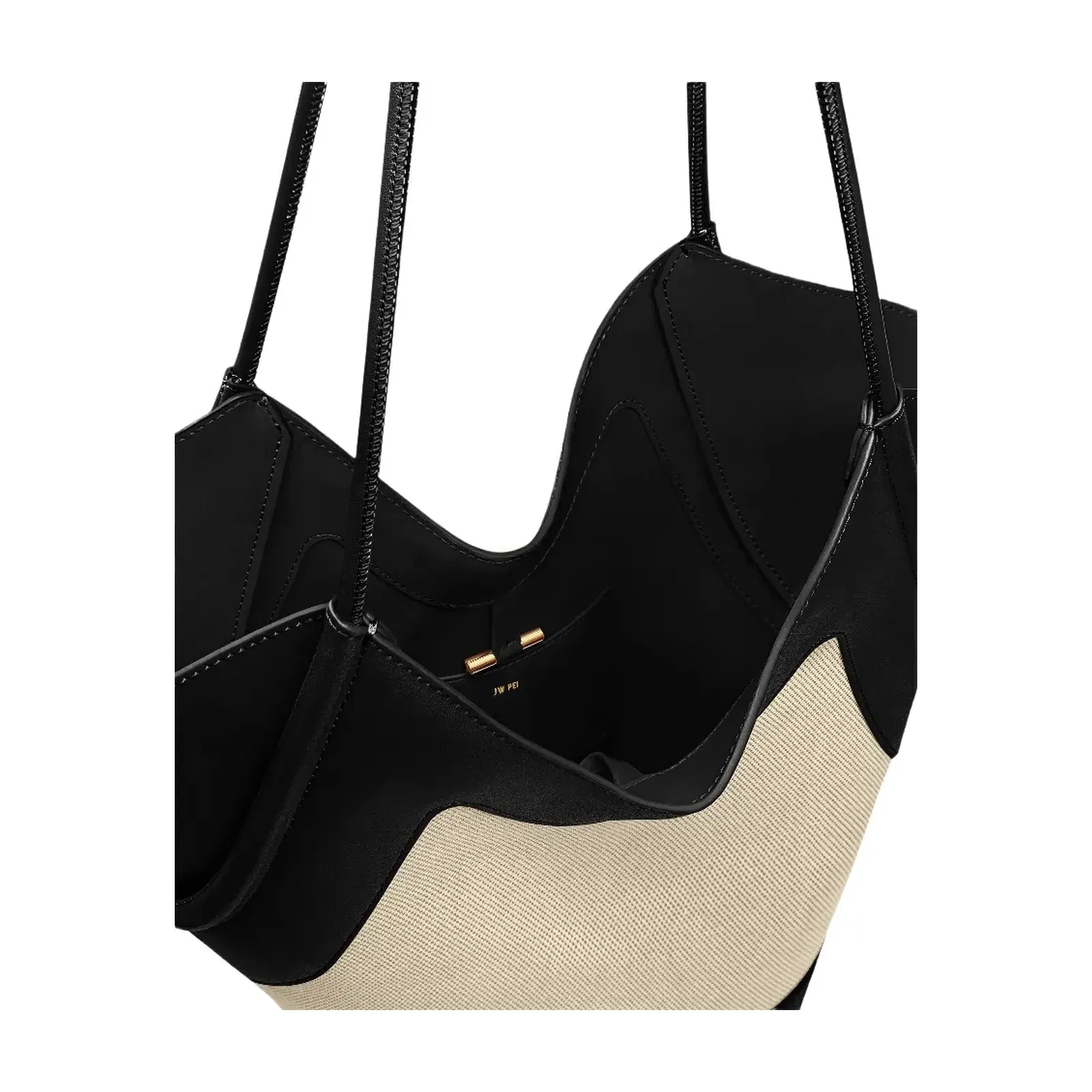 Jw Pei Maribel Panel Tote Bag Black Canvas