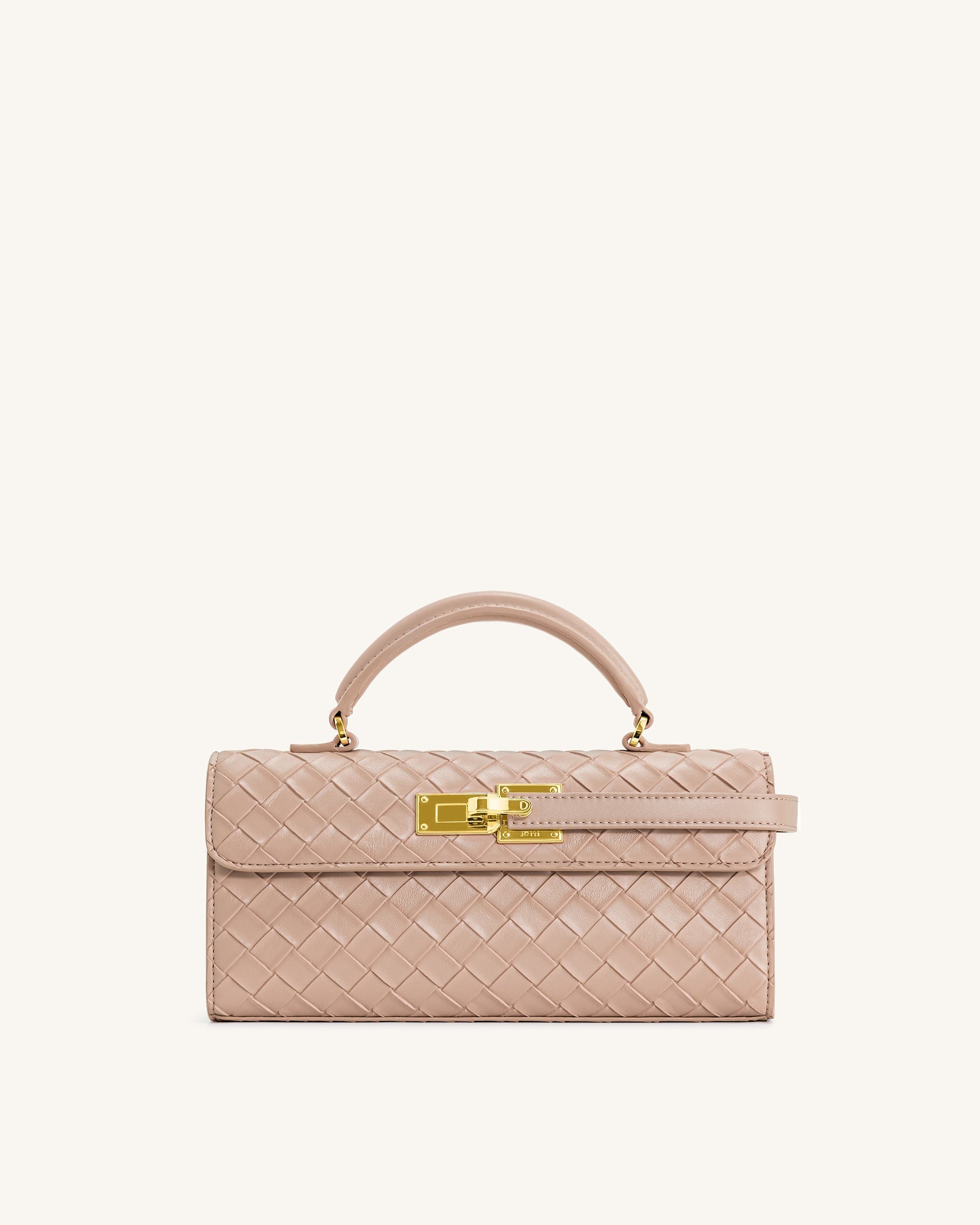 Jw Pei Keyla Weave Texture Top Handle Bag White