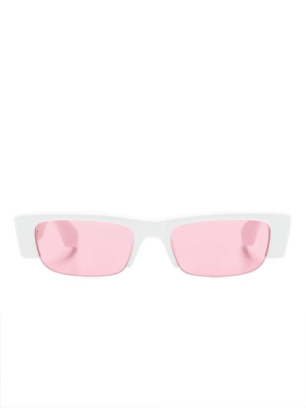 Graffiti slashed rectangle sunglasses