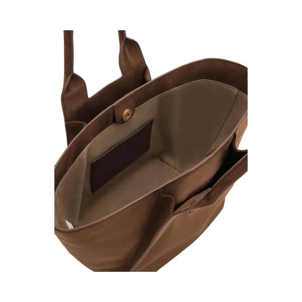 Jw Pei Cara Faux Suede Tote Bag Mocha Brown