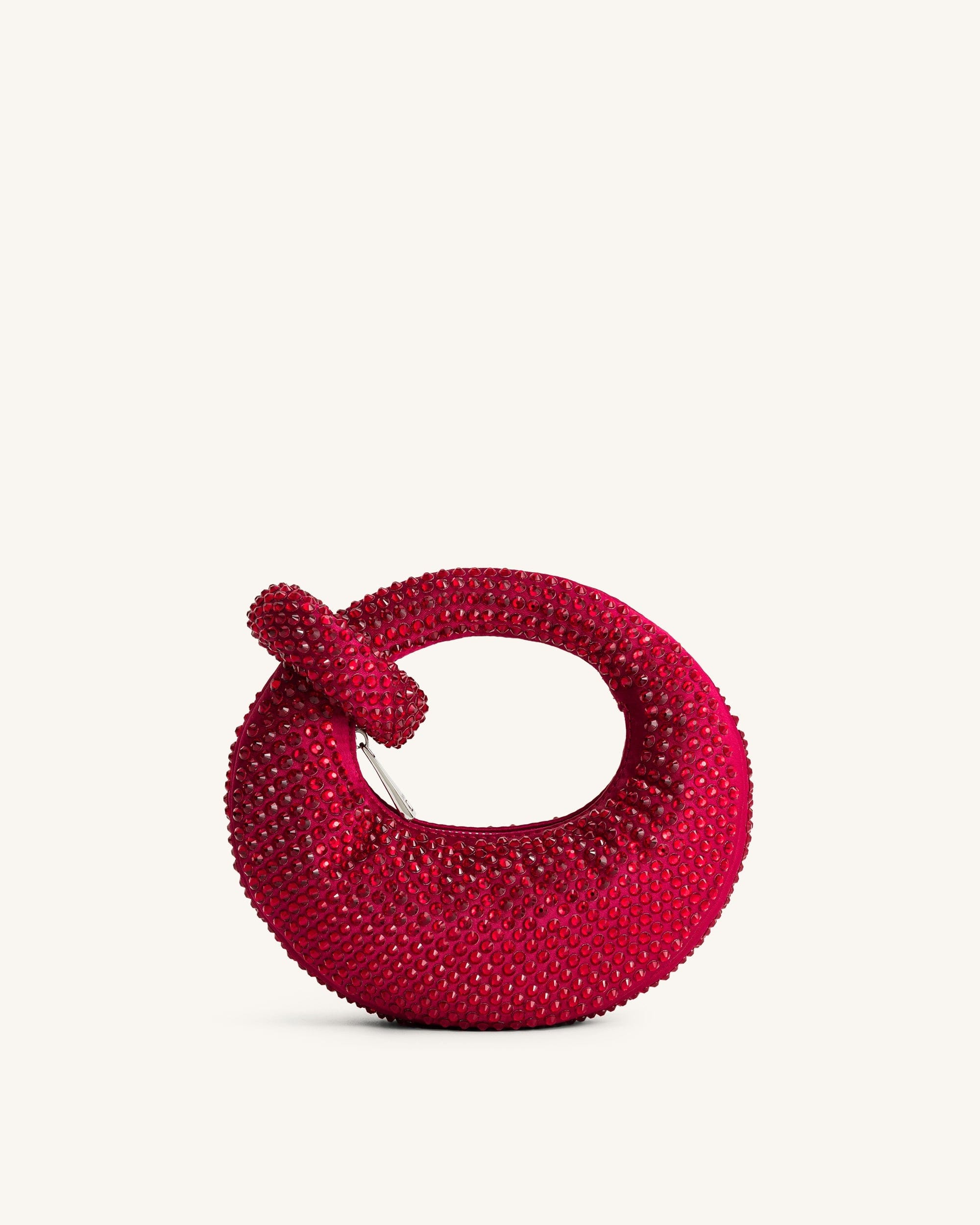 Jw Pei Abacus Artificial Crystal Mini Top Handle Bag Red