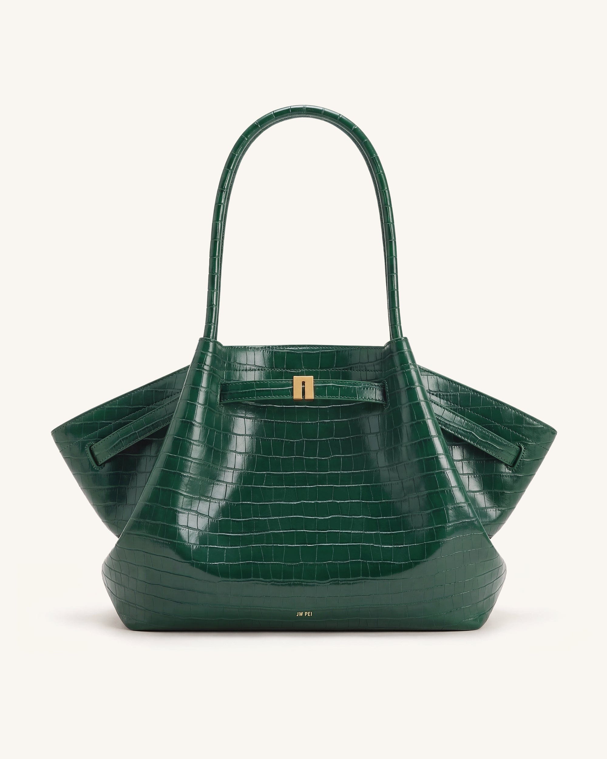 Jw Pei Hana Large Tote Bag Green Croc