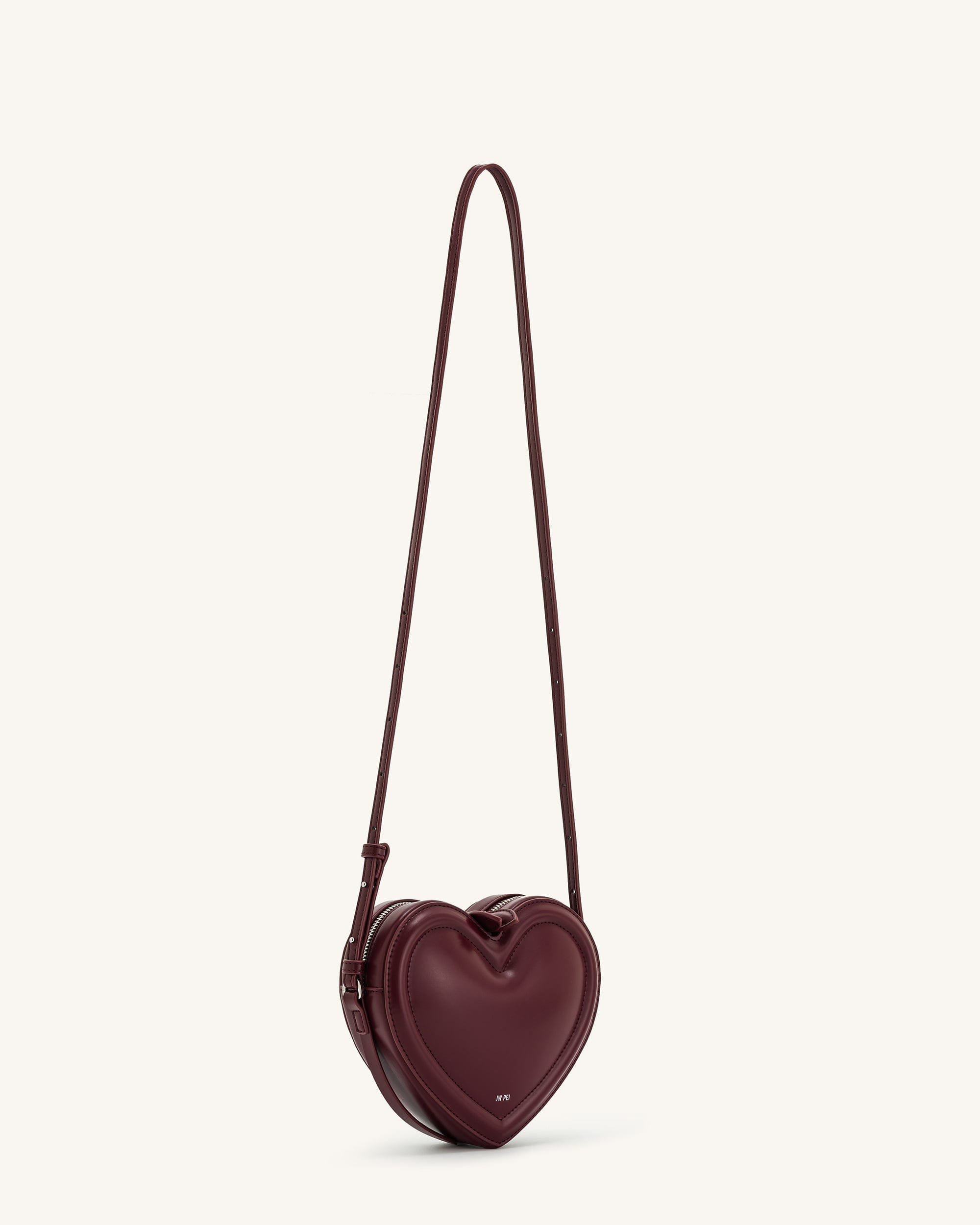 Jw Pei Arlene Heart Shaped Bag Claret