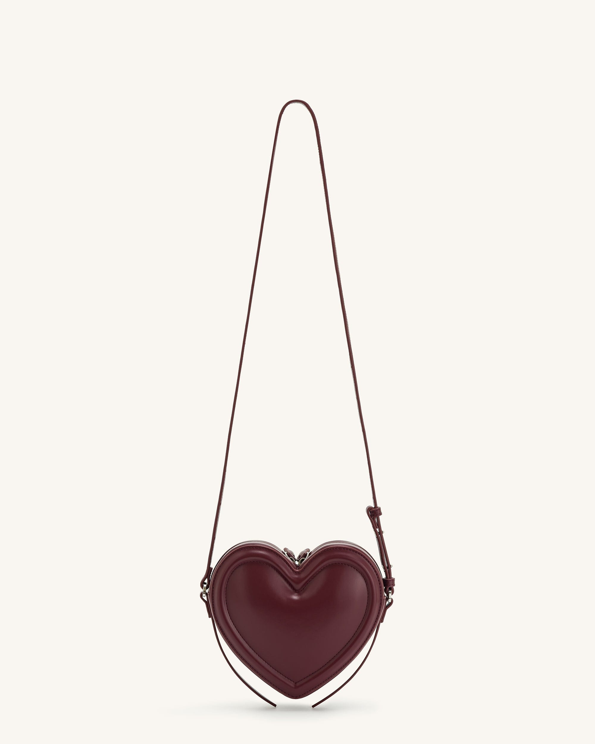 Jw Pei Arlene Heart Shaped Bag Claret