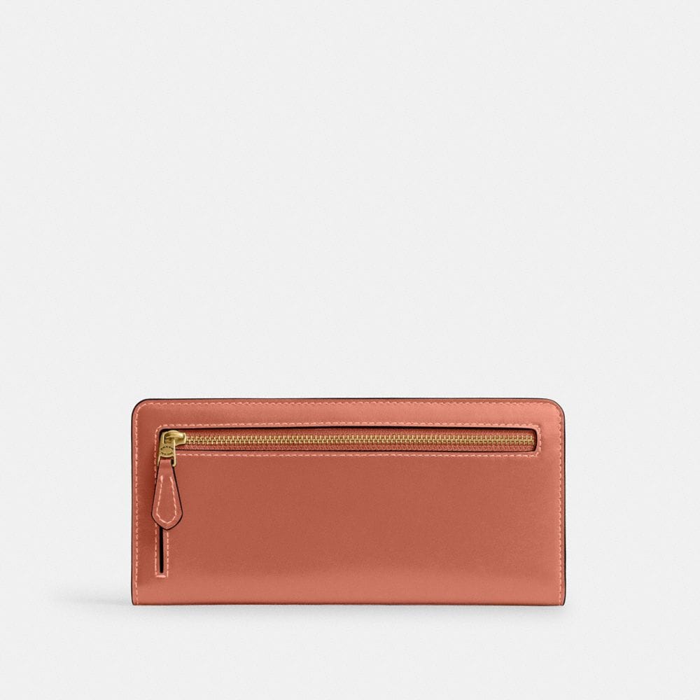 Coach Essential Slim Wallet Brass Dark Peach
