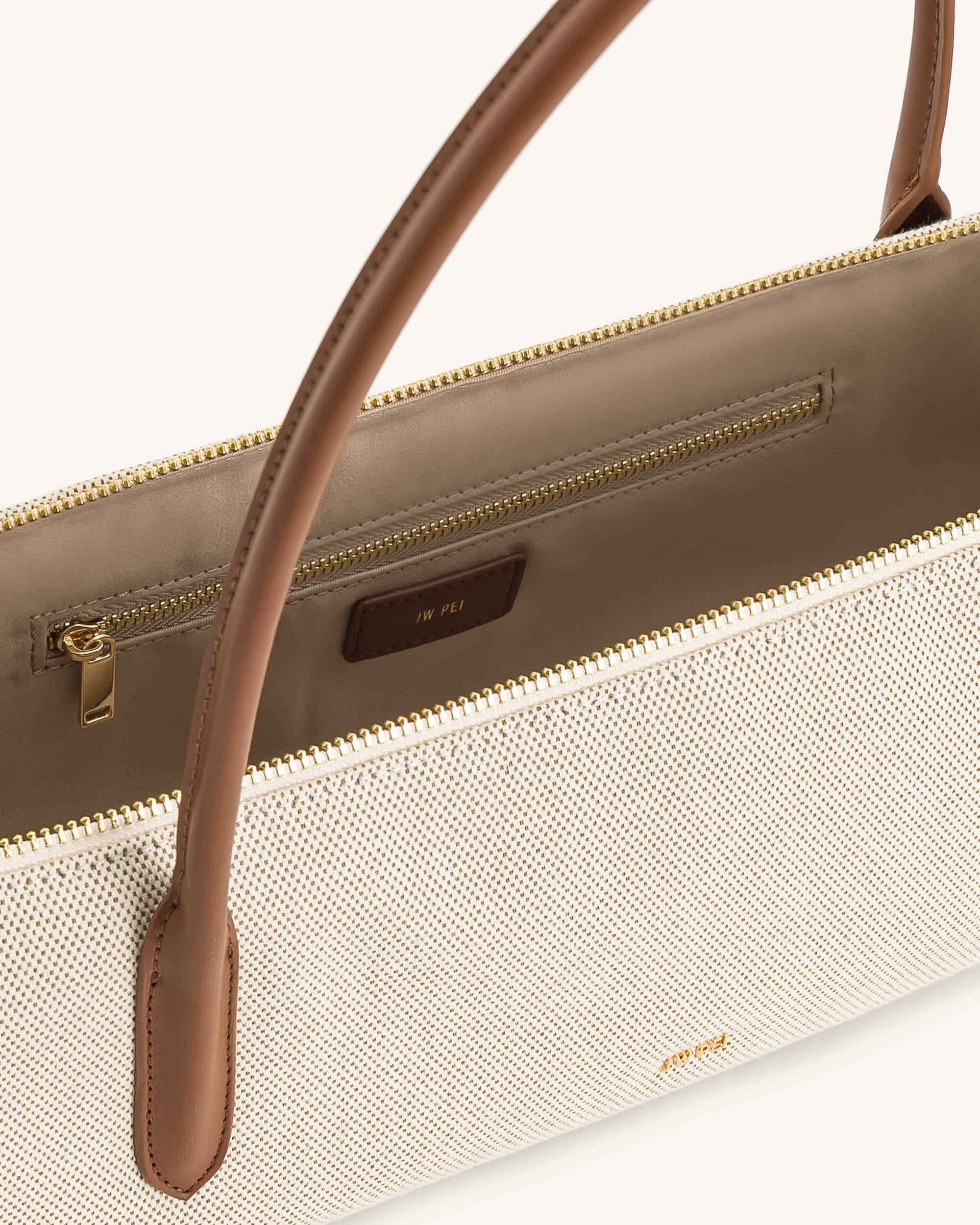 Jw Pei Nova Shoulder Bag Brown Canvas