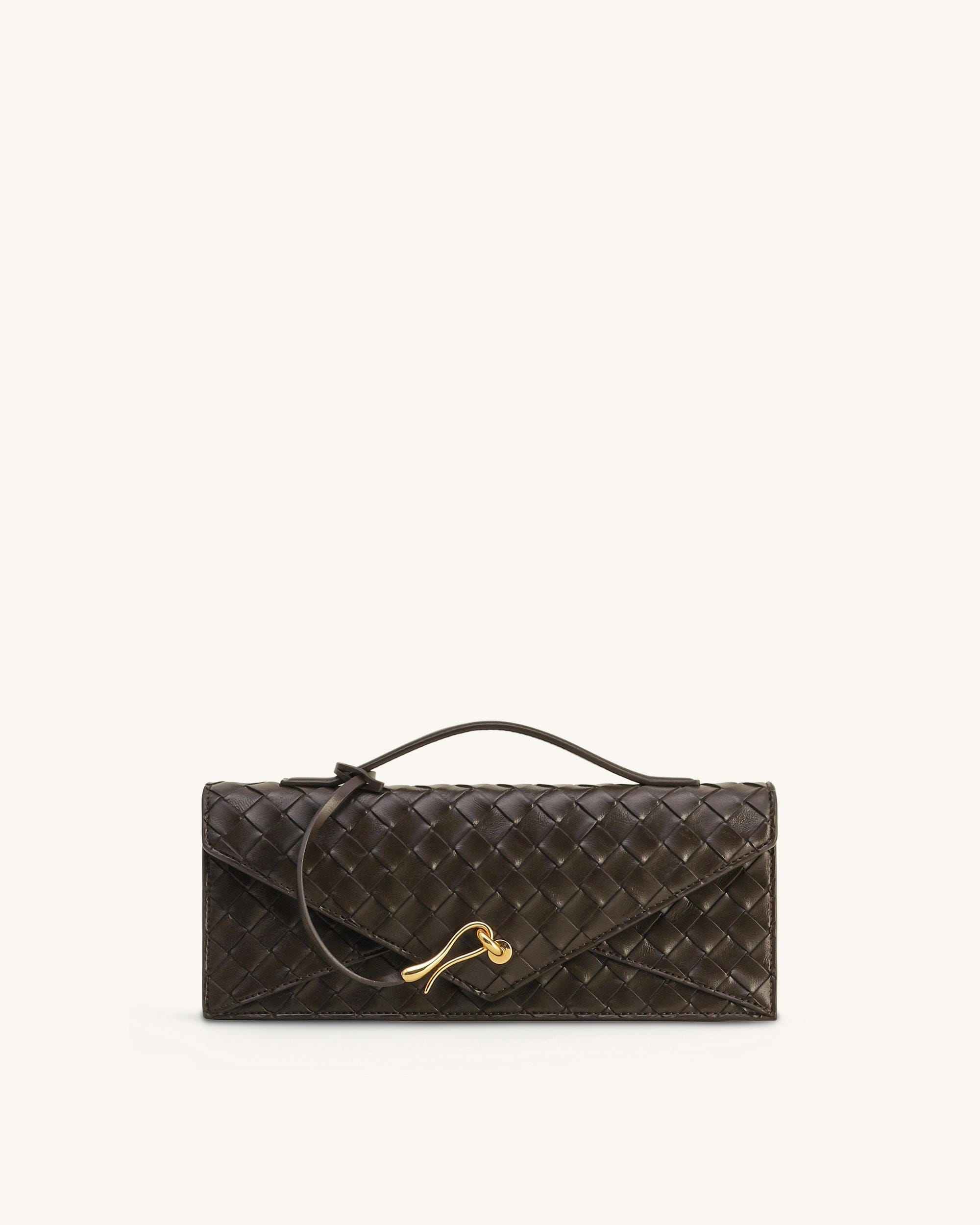 Jw Pei Celeste Woven Textured Envelope Top Handle Bag Ivory