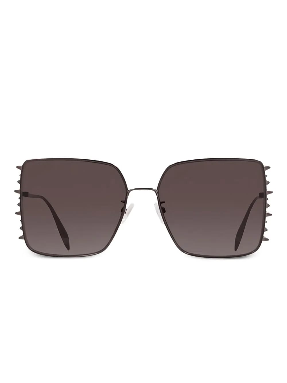 oversize-frame tinted sunglasses