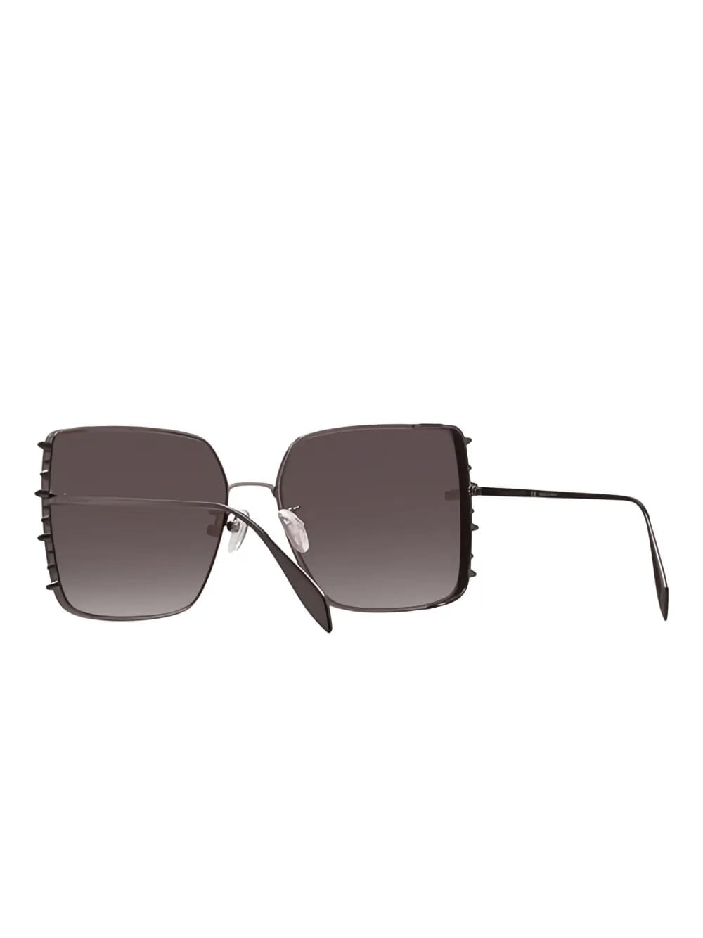 oversize-frame tinted sunglasses