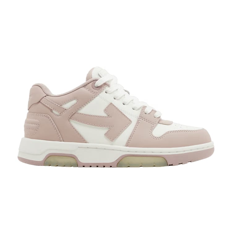 OFF-WHITE OUT OF OFFICE CALF LEATHER WHITE PINK (W)