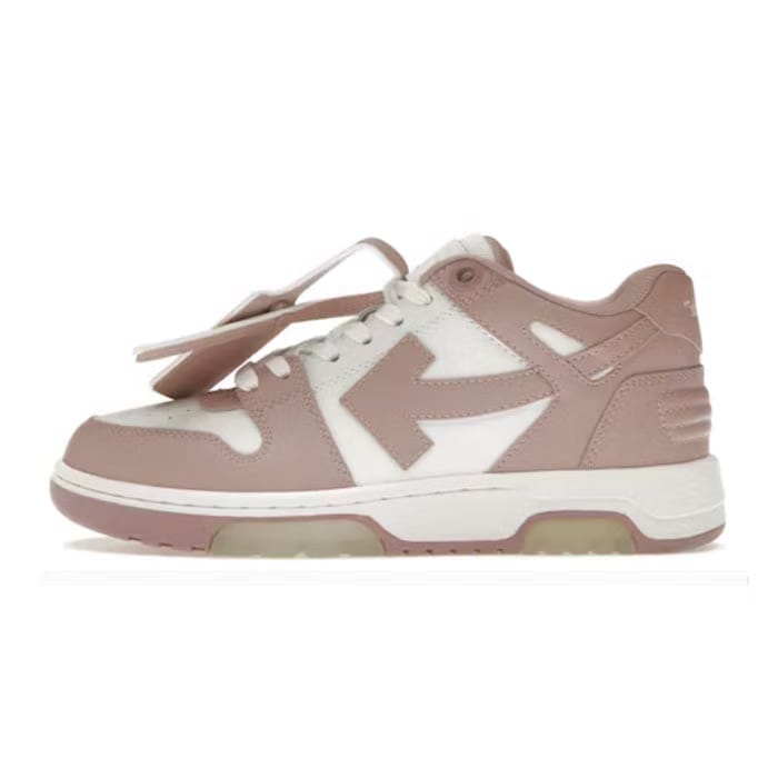 OFF-WHITE OUT OF OFFICE CALF LEATHER WHITE PINK (W)