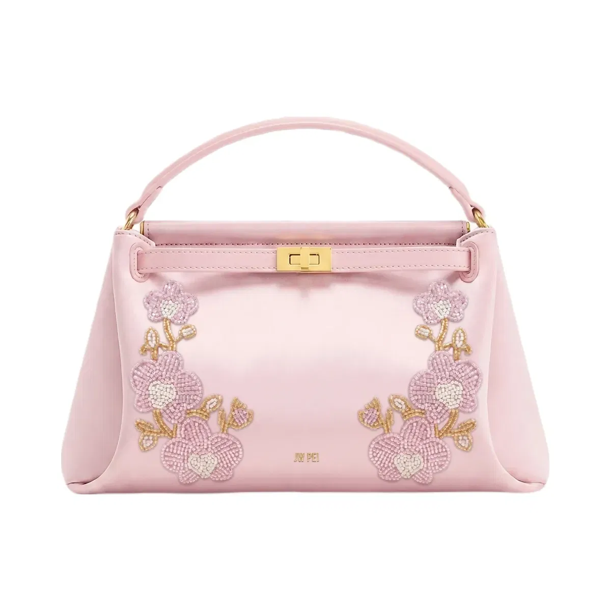 Jw Pei Carmen Beaded Orchid Top Handle Bag Light Pink