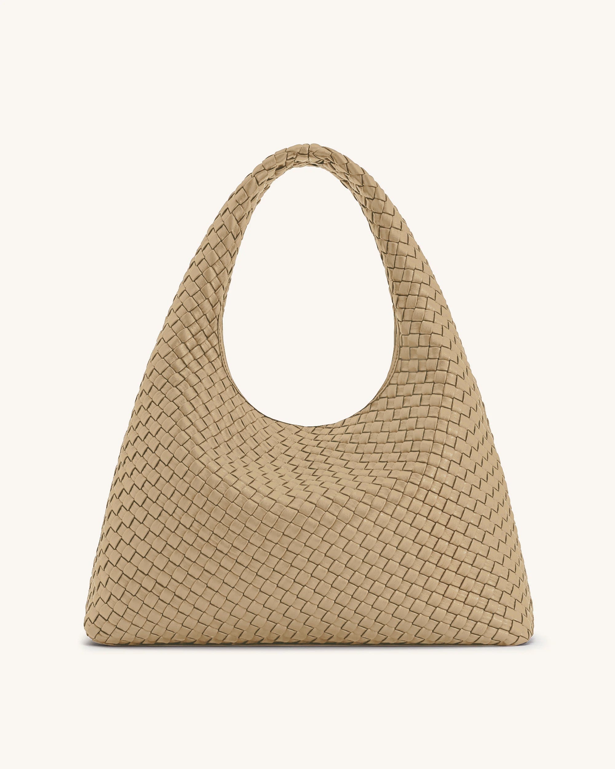 Jw Pei Laura Woven Shoulder Bag Beige