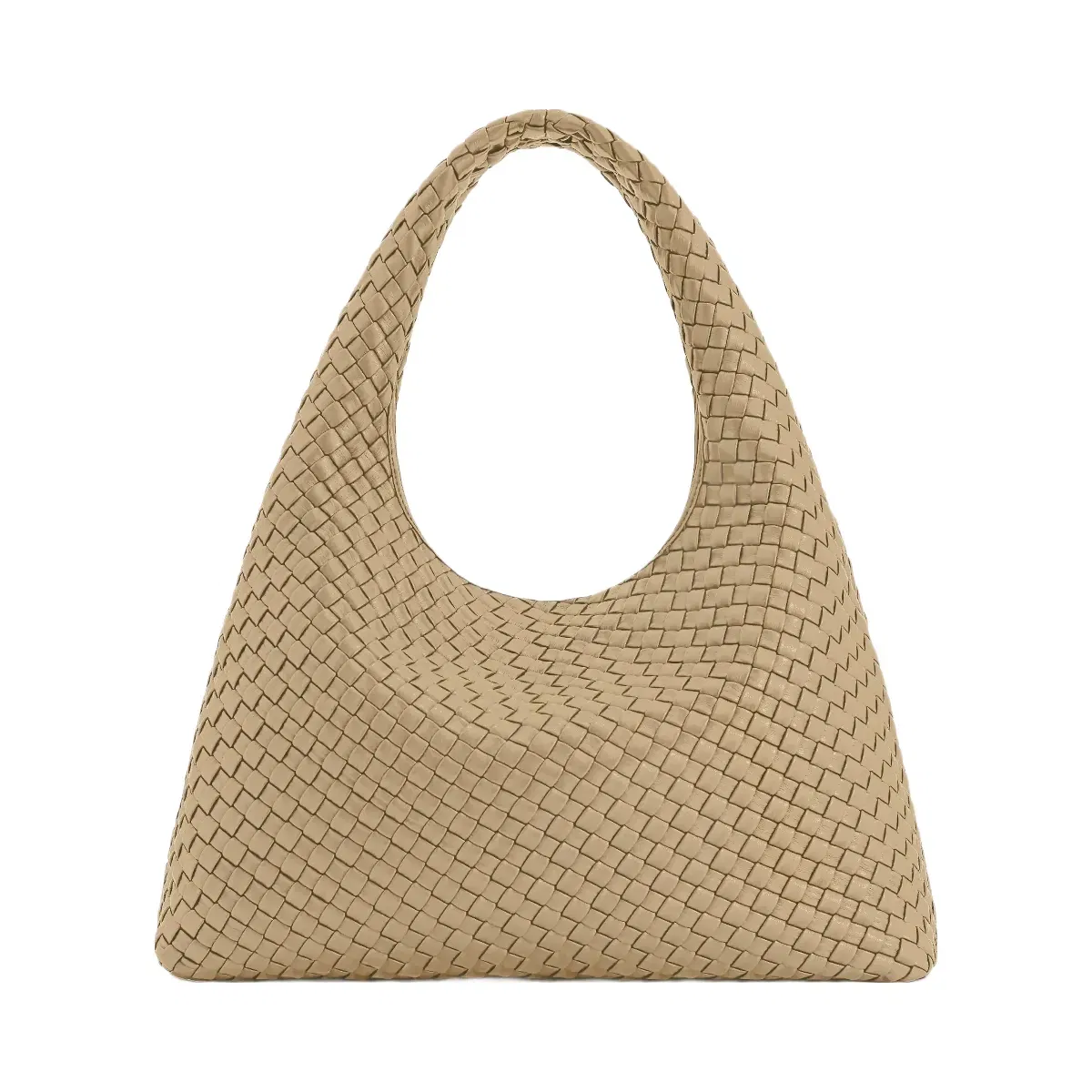 Jw Pei Laura Woven Shoulder Bag Beige