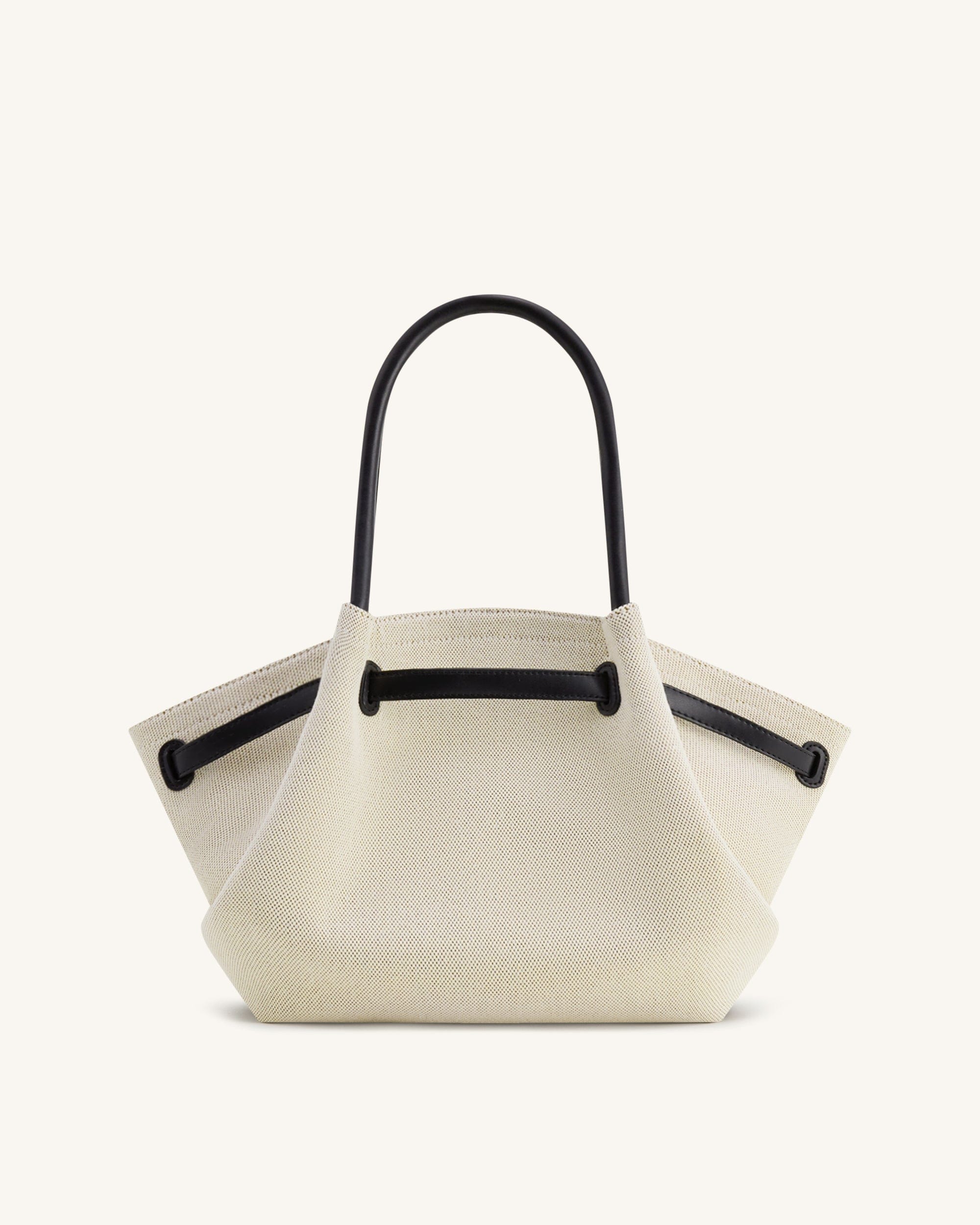 Jw Pei Hana Medium Tote Bag Black Canvas