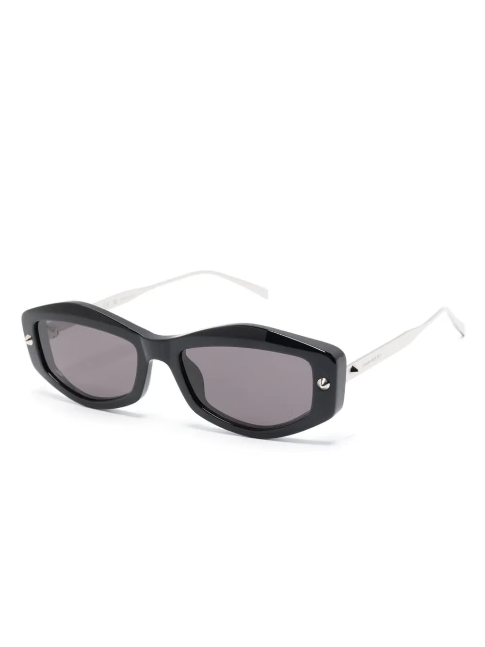 spike-studs geometrical sunglasses