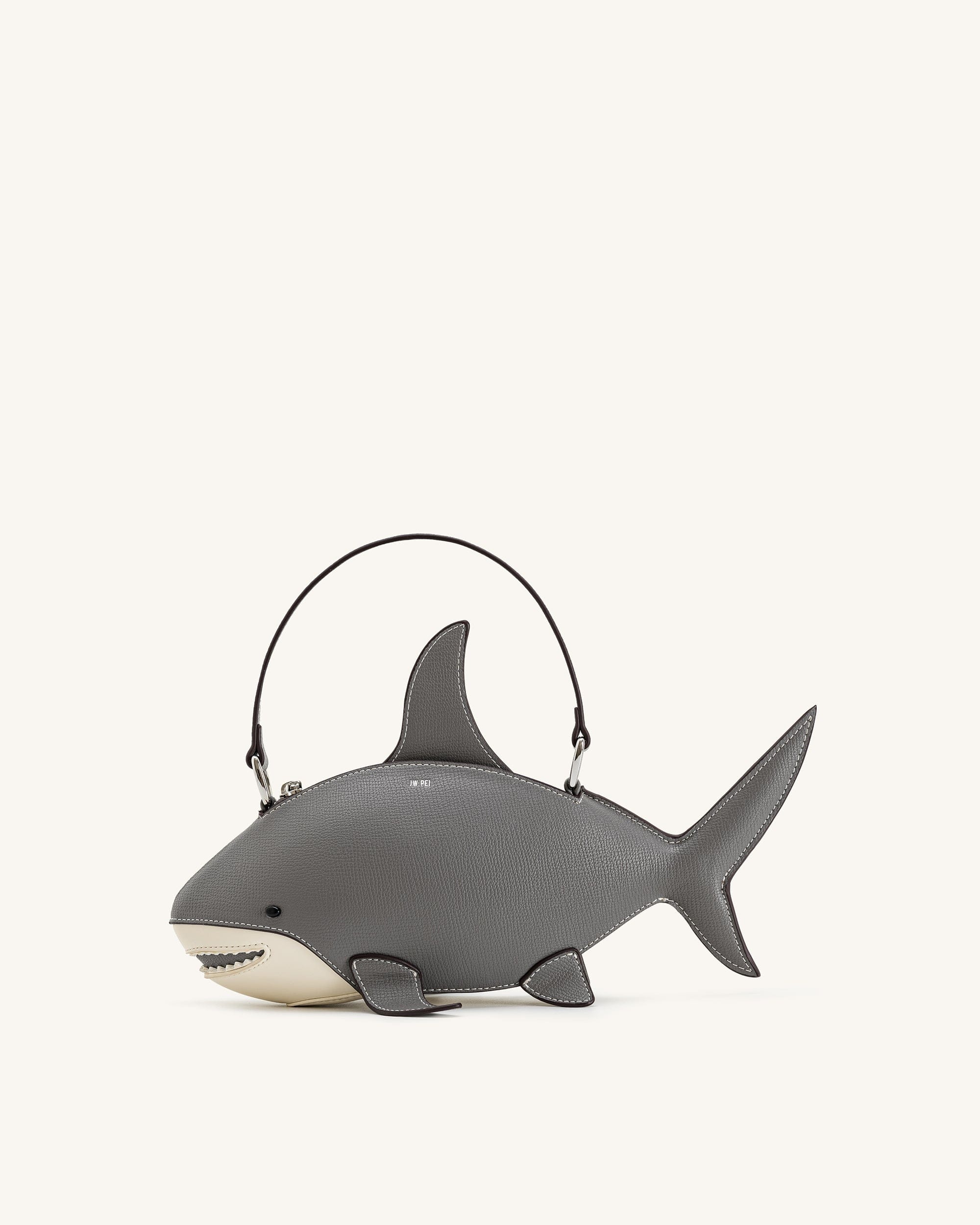 Jw Pei Nerys Shark Look Top Handle Bag Grey