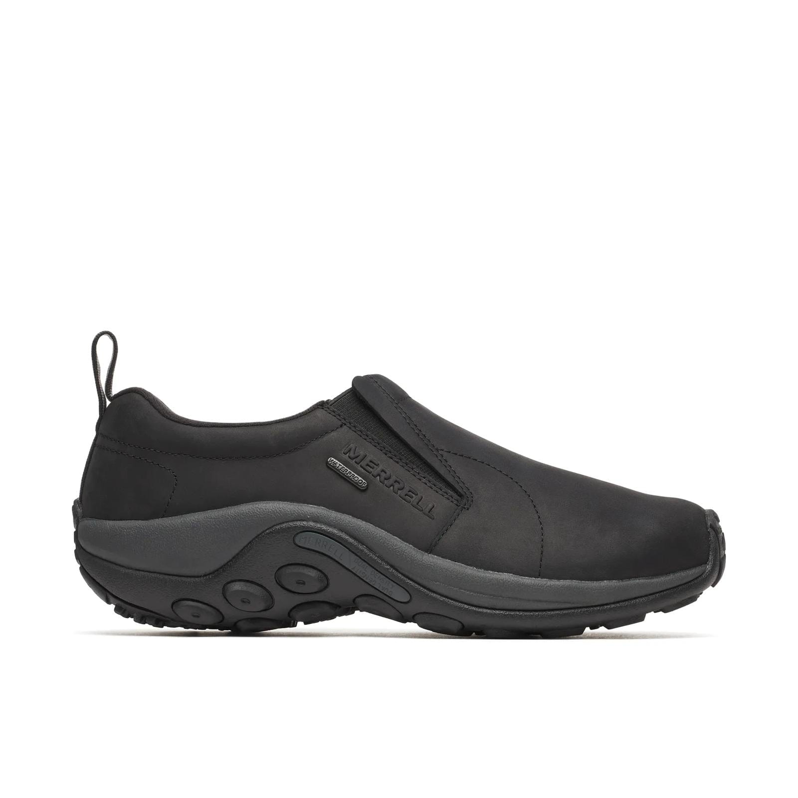Merrell Men's Jungle Moc Nubuck Waterproof Wide Width Black