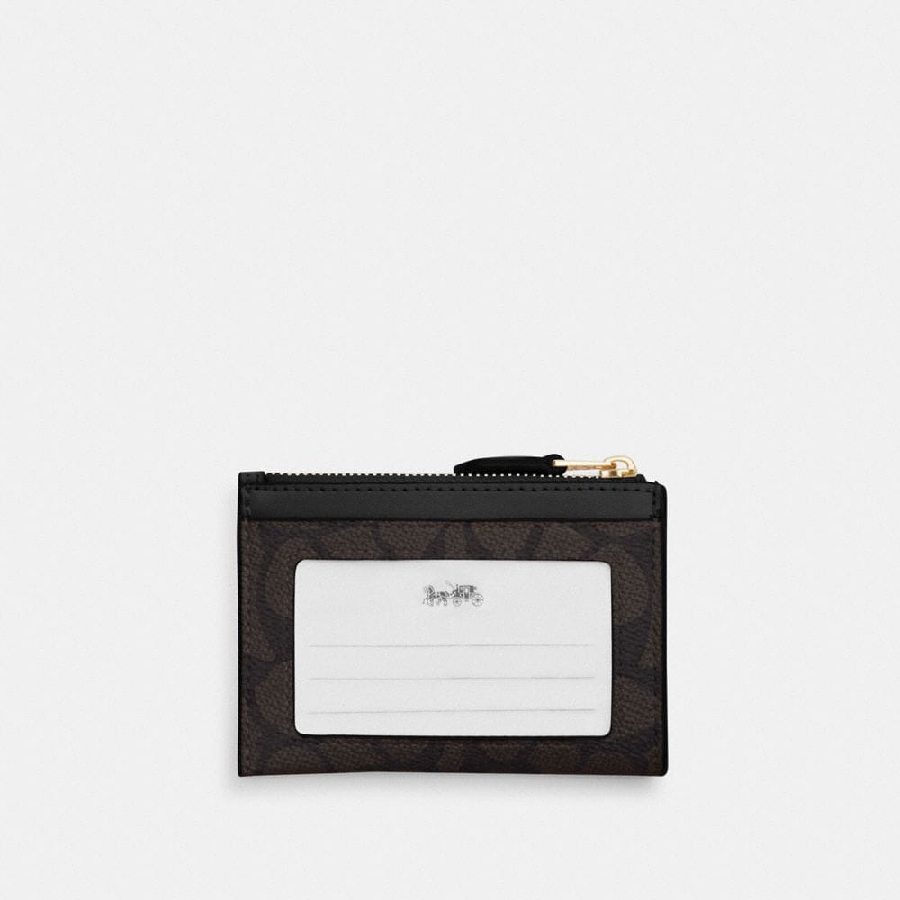 Mini Skinny Id Case In Signature Canvas