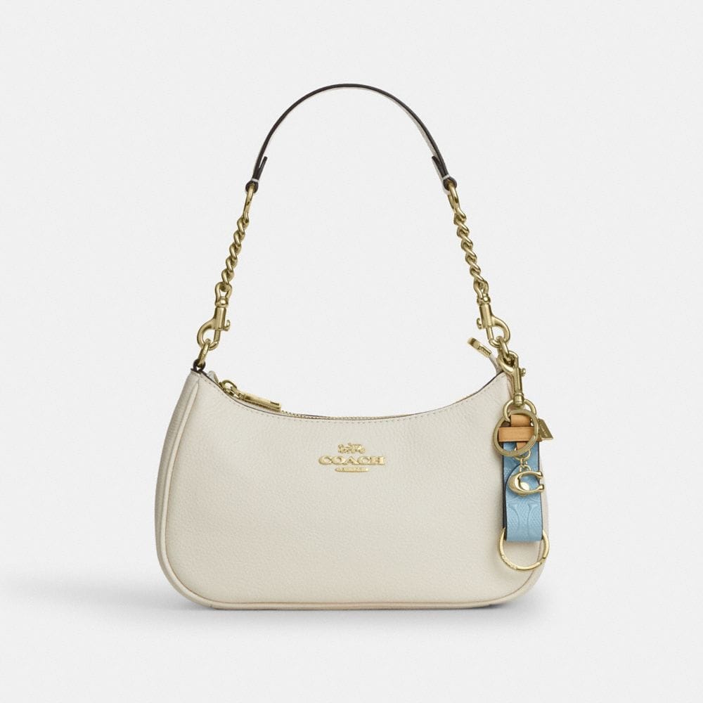 Trigger Snap Bag Charm In Signature Leather With Charm
