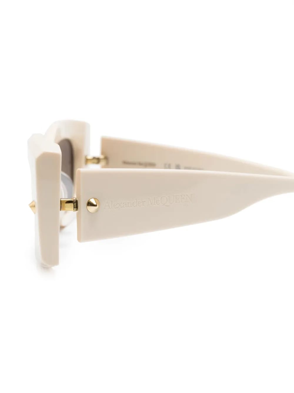 Spike Studs rectangle-frame glasses