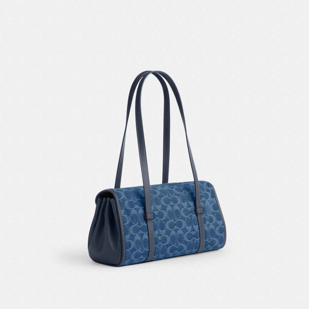 Bridget Flap Shoulder Bag In Signature Denim