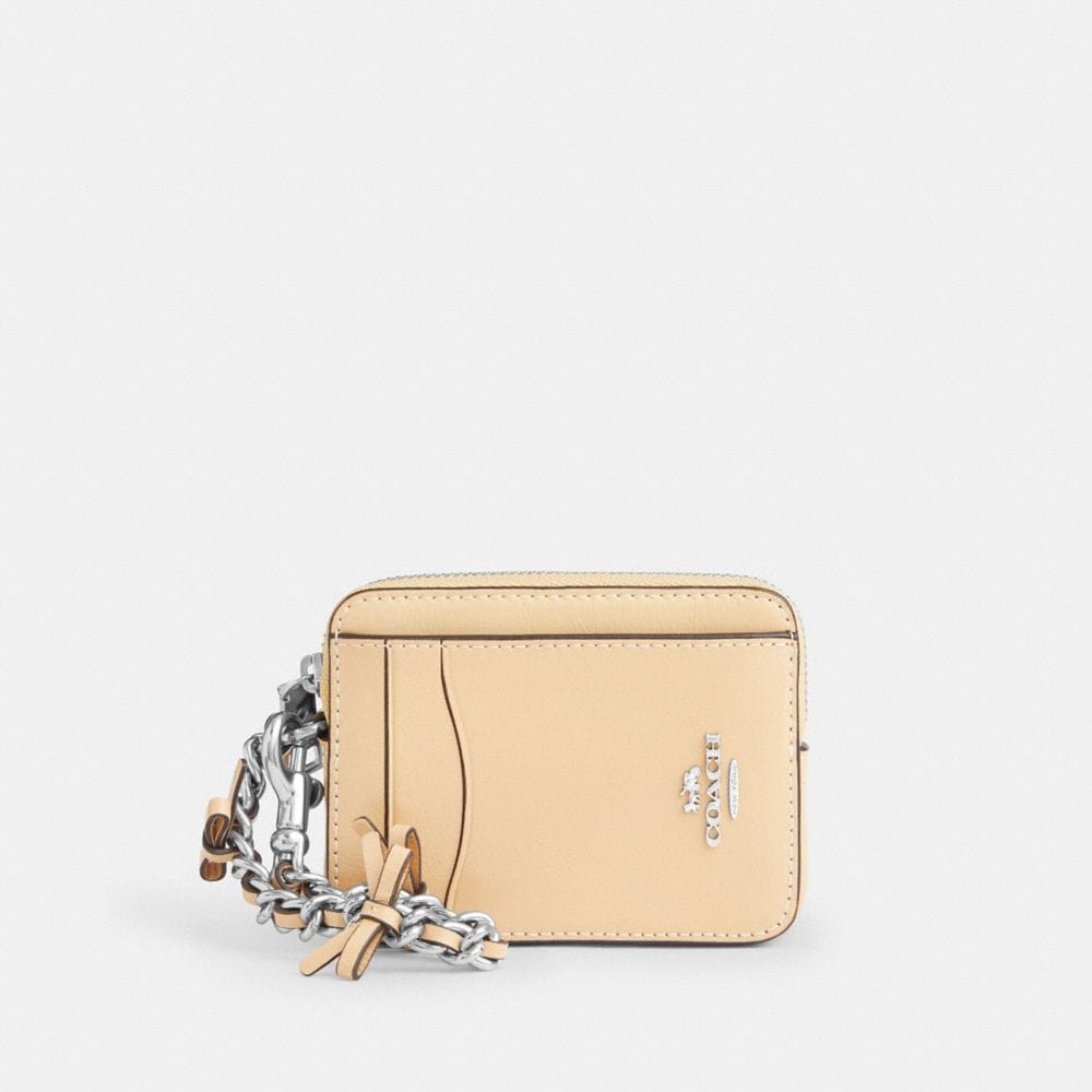Zip Card Case With Bows