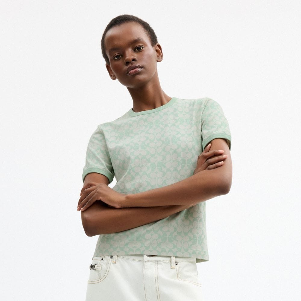 Coach | Brain Dead Signature Ringer T-Shirt