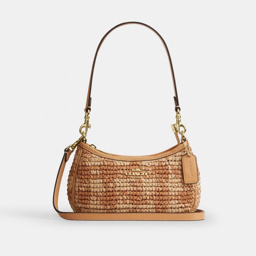 Teri Mini Crossbody Bag With Gingham Print