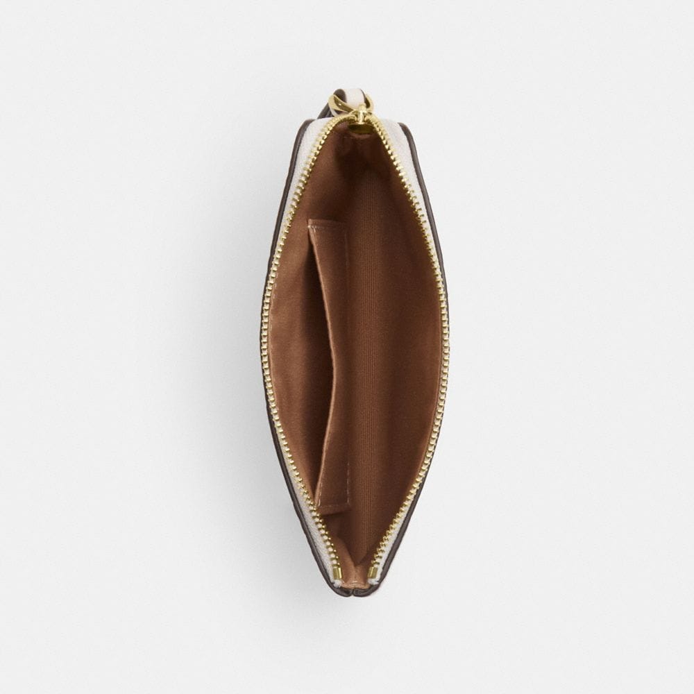 Corner Zip Wristlet With Cherry Print