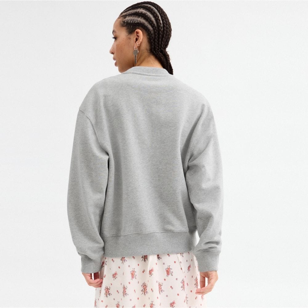 Sporty Boyfriend Crewneck Sweatshirt