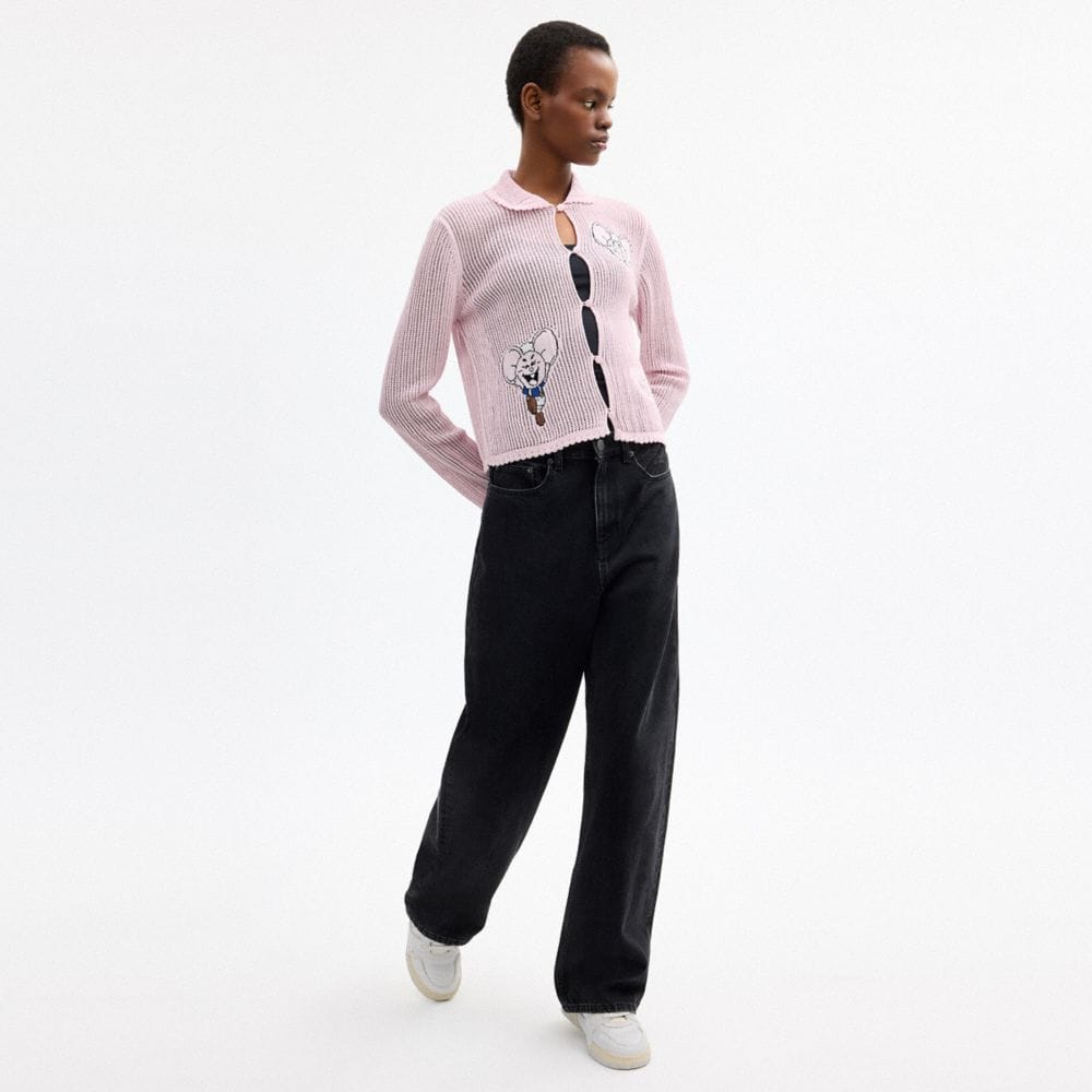 Coach | Brain Dead Kachi Mouse Cardigan In Organic Cotton
